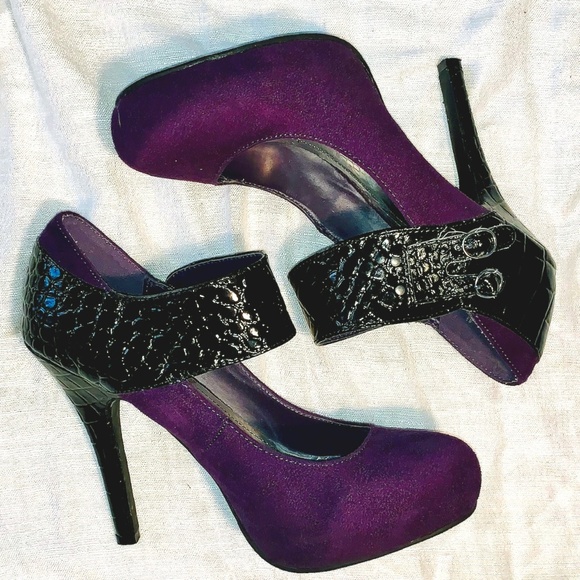 BAMBOO Shoes - Bamboo Witch Reptile Halloween High Heel Pumps 8.5